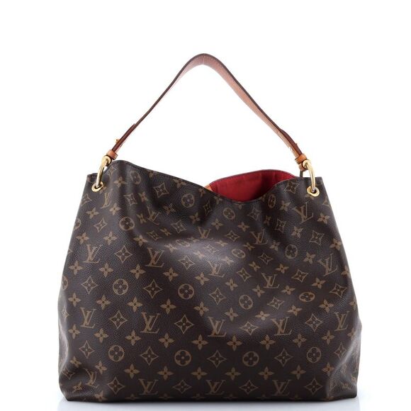 Louis Vuitton Graceful Handbag Monogram Canvas MM Brown - Picture 3 of 8